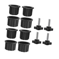 thumbnail image 4 of Patio de 12 piezas Patio Umbrella Stands Bases Accesorios de enchufe de anillo de orificio Instalación fácil Reemplazo de negro sólido para Backyard Sin manga oblicua, 4 of 8