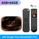 thumbnail image 1 of VONTAR X4 Amlogic S905X4 Smart TV Box Android 11 4GB 128G 32GB 64GB Wifi BT AV1 Reproductor multimedia TVBOX 4K 1000M Decodificador Tan Jianjun  unisex, 1 of 2