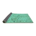 thumbnail image 2 of Ahgly Company Indoor Round Persian Turquoise Blue Traditional Area Rugs, 6' Round, 2 of 4