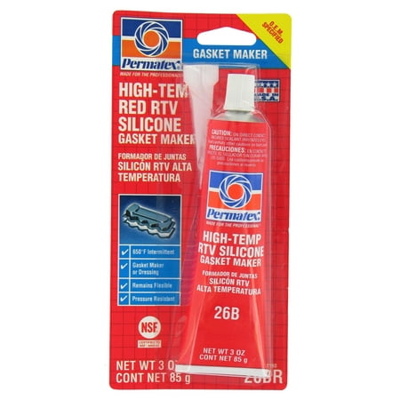 Permatex 81160 #26 HIGH-TEMP RTV SILICONE GASKET MAKER 3 OZ