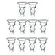 thumbnail image 1 of 10 piezas de tirantes para medias de mujer, ligas, tirantes para camisas, correas antideslizantes 26 mm, 1 of 9