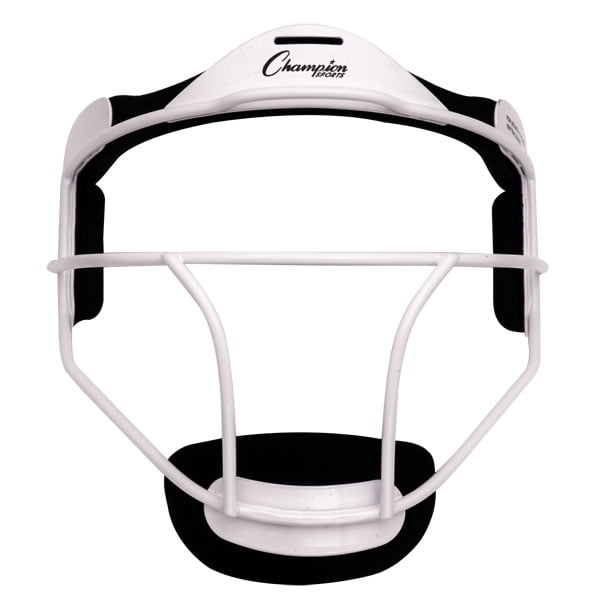 Champion Sports Softball Fielder's Face Mask, White, Youth Size 6.256.