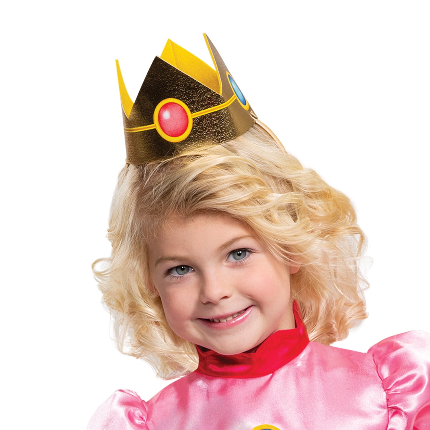 Nintendo Super Mario Bros. Princess Peach Halloween Costume for Children, Toddlers Size 2T, by Disguise