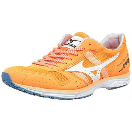 

[Mizuno] Running shoes Wave Emperor Japan 4 club activities lightweight short distance track and field spikes for less than 800m track Coral × White × Blue 24.5 cm 2E