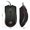 HXSJ A869 Wired Gaming Mouse 3200DPI 7 Buttons 7 Color LED Optical