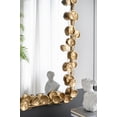 thumbnail image 6 of Full Length Mirror 51.5" x 29" Full Length Arched Wall Mirror with Golden Leaf Accents, Decorative Mirror for Living Room Bedroom,Standing Mirror, 6 of 11