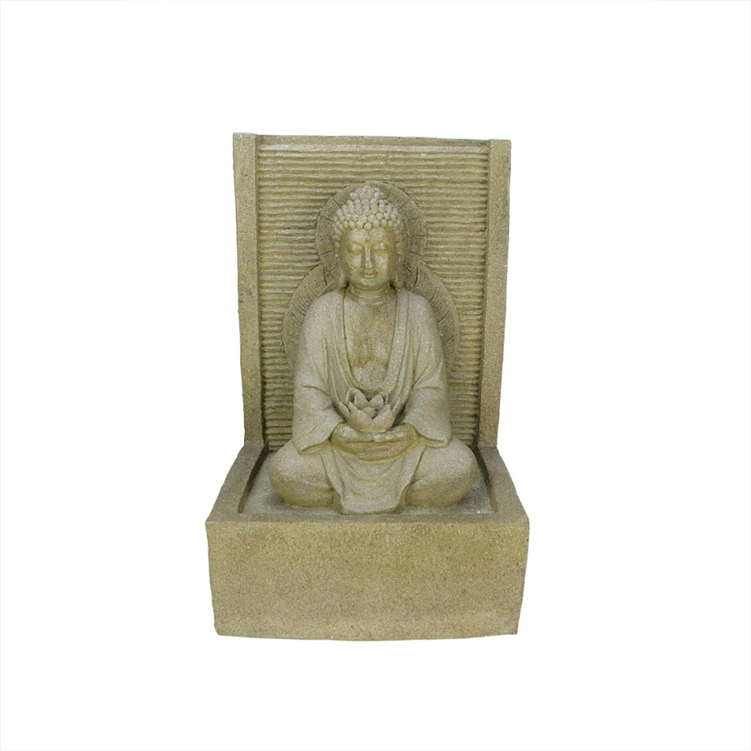 23 Led Lighted Praying Buddha Water Fountain Outdoor Patio Garden 23 Led Lighted Praying Buddha Water Fountain Outdoor Patio Garden Statue Com