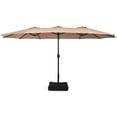 thumbnail image 3 of Sombrilla de Patio Exterior Costway 457.2 cm Doble Cara, 3 of 4