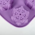 thumbnail image 3 of Cake Mold Silicone Reusable 6 Cavities Soap Mold Snowflake Mold for Christmas, 3 of 9
