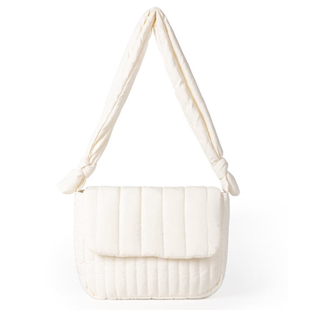 Bolso de hombro acolchado de nailon, bolso de mano tejido, bolso bandolera de diseñador, bolso de mujer