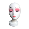 thumbnail image 3 of Expositor de sombreros y pelucas de 29 cm, modelo profesional de maniquí femenino. estilo D, 3 of 9