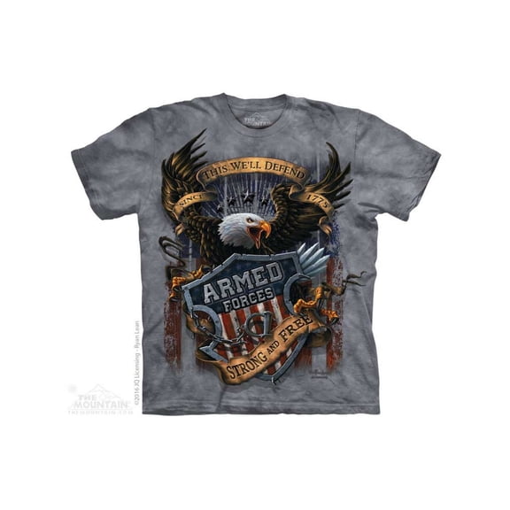 The Mountain Armed Forces Adult T-Shirt Tee