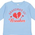 thumbnail image 4 of Inktastic Grandma's Lil' Heartbreaker Boys or Girls Long Sleeve Toddler T-Shirt, 4 of 5