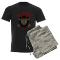 thumbnail image 6 of CafePress - Krampus Face Naughty Pajamas - Men's Dark Loose Fit Cotton Pajama Set, 6 of 7