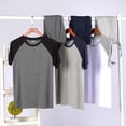 thumbnail image 4 of Pijamas de hombre para el hogar, ropa de verano para el hogar, pijamas casuales, 4 of 6