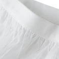 thumbnail image 2 of Lu's Chic Women's Tulle Skirt Tutu High Low Tea-length Asymmetrical Elastic Waist A-line Waisted Layered Midi Mesh Pleated Party Skirts White One Size, 2 of 5