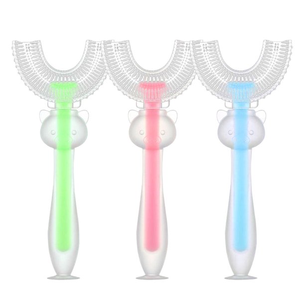 Toothbrush MEGAWHEELS Silicone Manual UShaped Toothbrush for