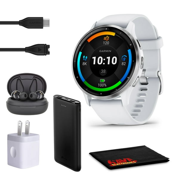 Reloj inteligente Garmin Venu 3 45 mm de acero inoxidable plateado AMOLED