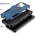 thumbnail image 2 of Case for iPhone 16,Military Grade [Built-in Kickstand] Magnetic Dual-Layer Heavy Duty Shockproof Protection TPU+PC Phone Case for iPhone 16,6.1 Inch 2024 (Blue), 2 of 16