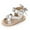 Silver, variant on AKAFMK Kids Sandals,Toddler Sandals,Toddler Baby Girls Boys Baby Shoes Soft Sole Non-slip Baby Toddler Sandals,Silver,0-3 Months
