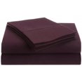 thumbnail image 1 of Ensemble de Feuilles de Microfibre Simple XL Prune Solide, 1 of 1