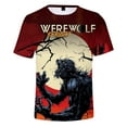 thumbnail image 2 of Werewolf by Night  Merch O-neck T-shirt Women Men Short Sleeve Casual Daily Tee 3D Clothes, 2 of 5