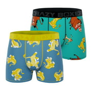 CRAZYBOXER LILO AND STICH Timon & Pumba  The Lion King Men's Boxer Briefs (2 pack)