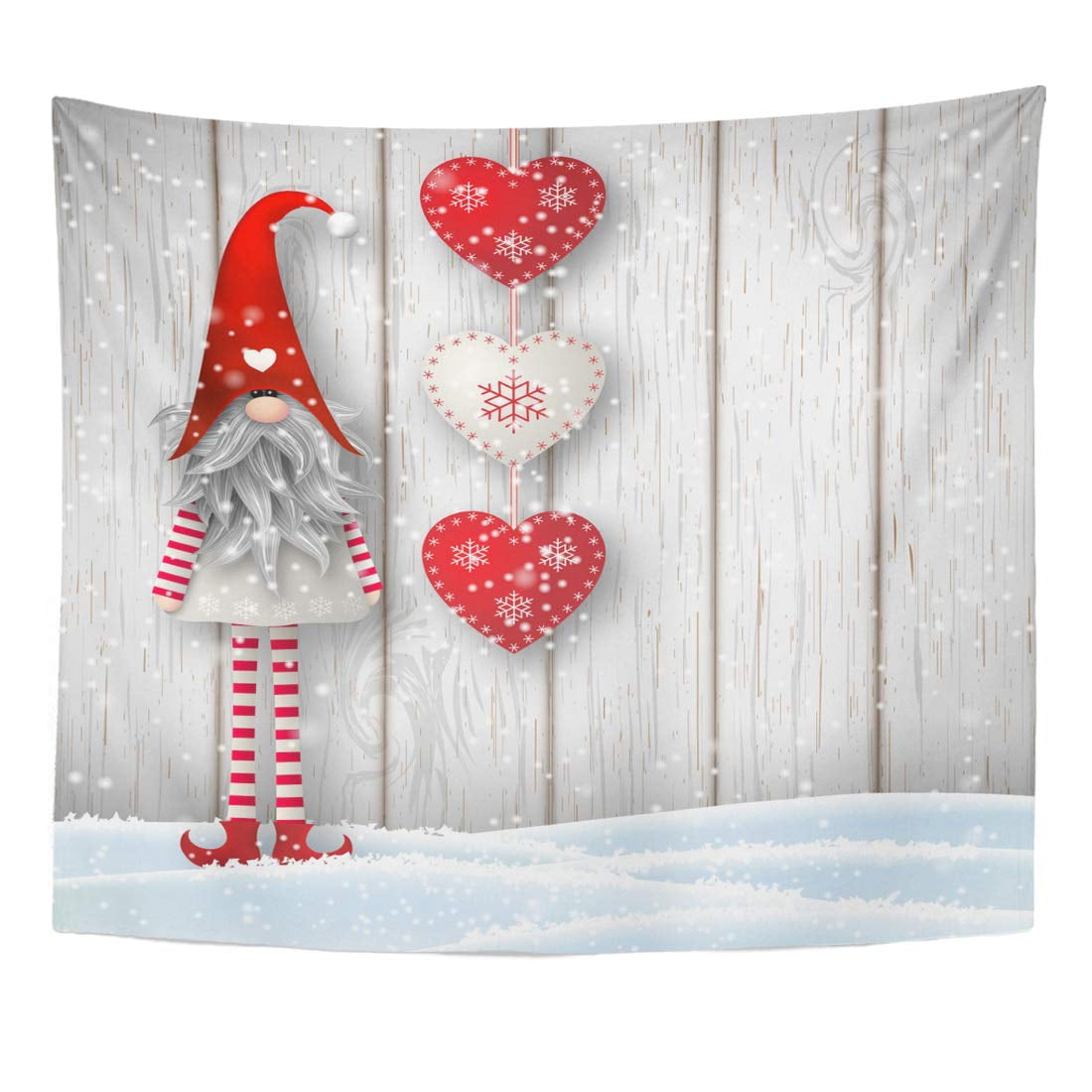 Zealgned Nisser In Norway And Denmark Tomtar Sweden Tonttu Finnish Scandinavian Folklore Elves Nordic Christmas Wall Art Hanging Tapestry Home Decor For Living Room Bedroom Dorm 51x60 Inch Walmart Com Walmart Com