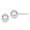 White, variant on 925 Sterling Silver Post Polished 6mm Ball Earrings 6x6mm Wide Ball Earring for Women - 1.0 Grams