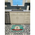 thumbnail image 3 of Carolines Treasures BB1554RUG Afghan Hound Merry Christmas Machine Washable Memory Foam Mat, 3 of 4