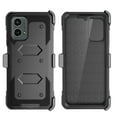 thumbnail image 3 of Takfox Case For Motorola Moto G 5G 2024 ,Shockproof Heavy Duty Rugged Locking Swivel Holster Belt Clip Kickstand Full Body Hard Shell Phone Cover Case,Black, 3 of 7