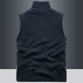 thumbnail image 4 of Dpytoraw Men's Lightweight Fleece Lined Warm Vest Outdoor Sleeveless Jacket Pocket For Travel Hiking, 4 of 4