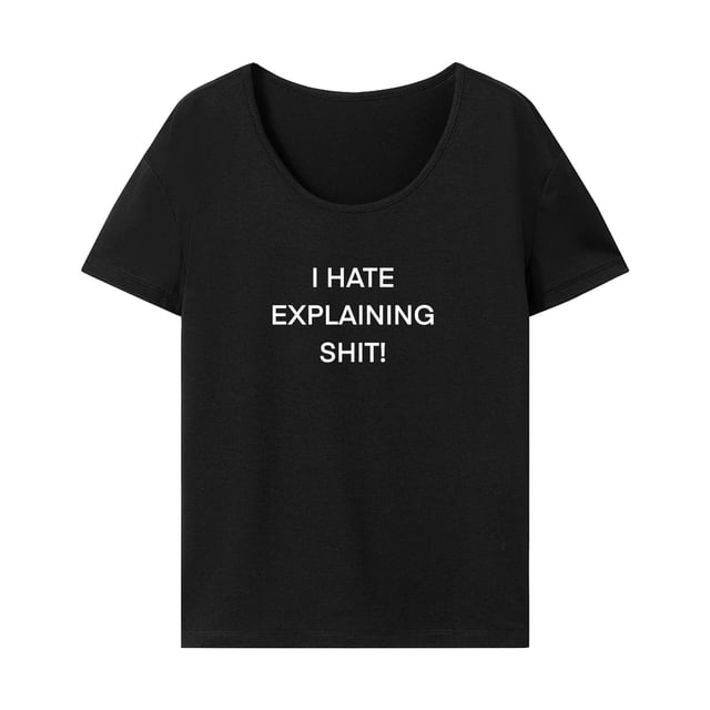 Camiseta para mujer con cuello redondo, camiseta básica para viajar, trabajo, calle SG