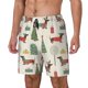 thumbnail image 1 of Fotbe Christmas Dachshund Dog Traje de Baño para Hombre – Shorts de Natación de Secado Rápido con Forro y Bolsillos-3X-Large, 1 of 6