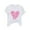 White, variant on Womens Breast Cancer Awareness Shirts Short Sleeve Tshirts Pink Ribbon Heart Graphic Tee Tops Gifts Clothes 2024 S
