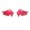 Red RD, variant on Latrodar Wing Acrylic Wall Stickers Removable DIY Home Room Decoration Art Wall Red Upgraded 7.2x0.4 Inch