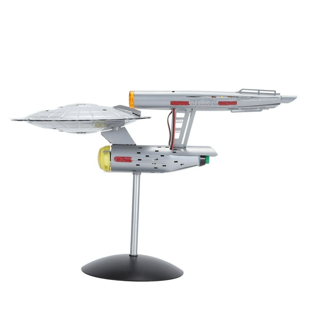 Adorno De Exhibición De Modelo De Nave Espacial LED Realista A Escala 1000, Artesanía Detallada Con Luces LED Iluminadoras, Para Aficionados A Los Modelos Y Entusiastas Del