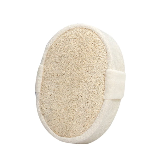 Barhoo Natural Loofah Shower Sponge, Exfoliating Body Scrubber for Men and Women, Spa Grade Skin Care, Biodegradable Bath Brush Promotes Blood Circulation, Deep Cleansing Shower Accessory
