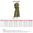 thumbnail image 4 of Conjunto de verano verde para mujer: conjunto de top XXL con volantes y pantalones anchos, 4 of 4