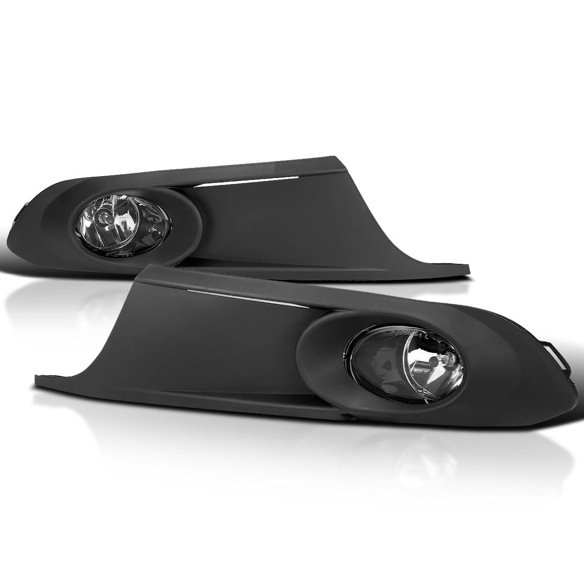 Spec-D Tuning Chrome Fog Lights + 9006 Bulbs + Switch Compatible with 2011-2014 Volkswagen Jetta 4Dr L+R Pair Assembly