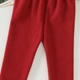 thumbnail image 6 of fatyb Toddler Baby Girls Winter Fleece Lined Leggings Elastic Waist Thermal Pants Infant Warm Bottoms, 6 of 7