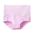 thumbnail image 1 of WZXFASHION Culotte en Coton Uni pour Femmes Taille Haute Rose G, 1 of 3