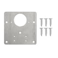 thumbnail image 1 of Plate & Screw Set for Kitchen Cupboard Doors Cabinet Hinge Repair Kit, 1 of 5
