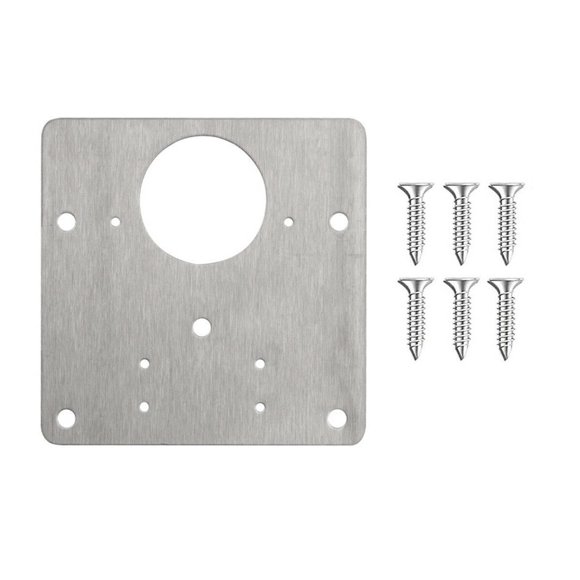 Kitchen Cupboard Door Hinge Repair Kit Plate and Fixing Screws Cabinet Hinges