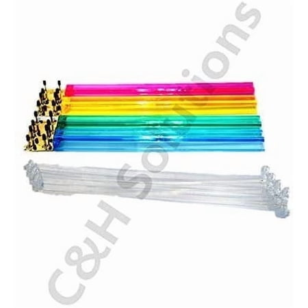 Clear Acrylic Mahjong Pushers 18   - Set of 4 and Color Acrylic Mahjong Racks 18   - Set of 4 (Combo) price history on PriceWatchPro