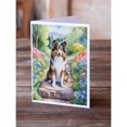 thumbnail image 2 of Sheltie Spring Path Greeting Cards Pack of 8 7 in x 5 in, 2 of 3