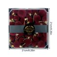thumbnail image 3 of STPToys 44Pcs Christmas Burgundy Velvet Ornament Balls Assorted Sizes With Hanging Loops For Xmas Tree Holiday Home Decor, 3 of 9