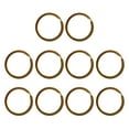 thumbnail image 5 of guohui 6x10 Pieces Brass Flat Round Split Key Chain Rings Key Holder Craft 30mm 6 Pcs, 5 of 8