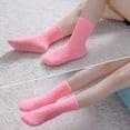 thumbnail image 2 of 5 Pairs Womens Fuzzy Slipper Socks Super Soft Microfiber Fluffy Cozy Winter Warm Fuzzy Crew Socks, 2 of 6