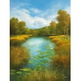thumbnail image 2 of Fasani 25x32 White Modern Wood Framed Museum Art Print Titled - SUMMER IN MASUREN I, 2 of 4